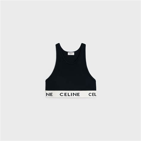 celine knit bra top|Women's Celine sports bra in athletic knit .